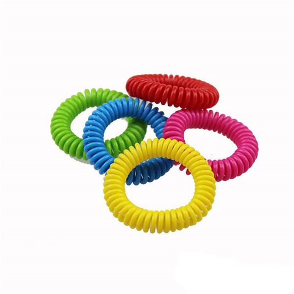 Mosquito Repellent Phone Ring Summer Natural Plant Oils Phone Strap Elastic Anti-mosquito Bracelet Spiral Hand Wrist