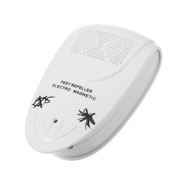 Home Electronic Ultrasonic Pest Repeller Anti Mosquito Ants Spiders Roaches Repelling 100V-240V EUPlug