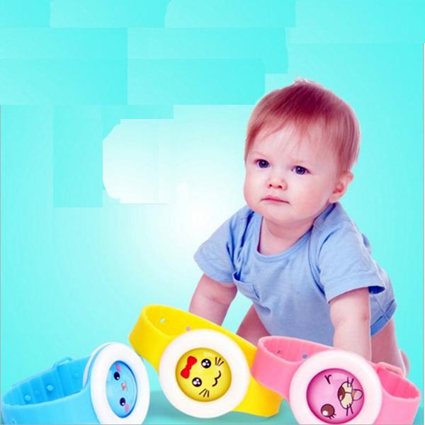 2017 Summer Cute Designs Anti mosquito repellent button antimos bracelets non-toxic insect repellent wristband via DHL