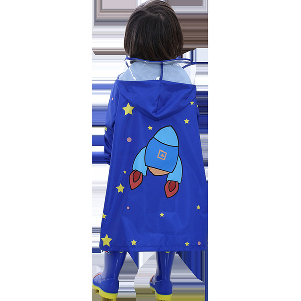 Light Soft Safe Outdoor Cute Polyester Rain Poncho Durable Cover Rain Raincoat Dzieci Waterproof Raincoats Gear 50C0065