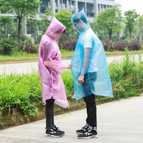 Universal Adult Disposable Raincoat Portable Compression Poncho Outdoors Rainwear Non-toxic