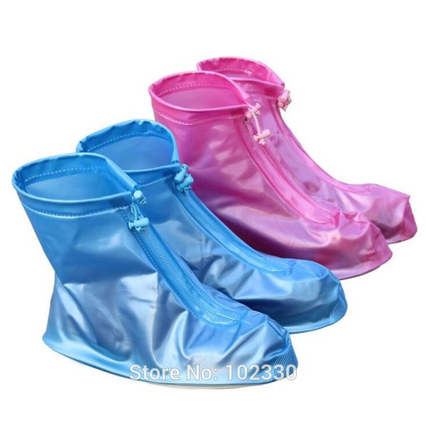 85pcs Reusable Rain Shoes Cover Women/men/kids Children Thicken Waterproof Boots Cycle Rain Flat Slip-resistant Overshoes