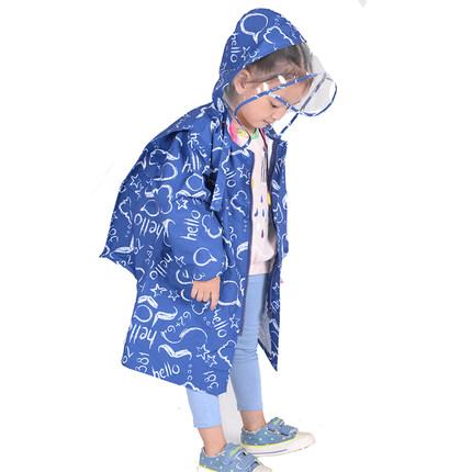 S-3XL Cute Raincoats For Children 4 Fashion Pattern Printed Rainwear Eco-friendly Odorless Kids Rain Coat Boys Girls Raincoat