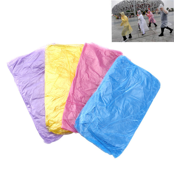 Disposable poncho emergency rain poncho for man woman super waterproof for rainy rainwear one size fit all disposable raincoat travel