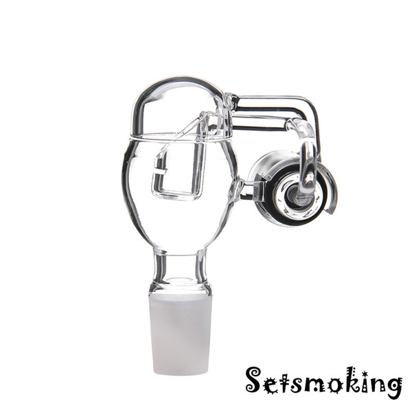 Quartz Honey Bucket With Quartz Carb Cap And Arm Linkage Connected Frosted Joint 14mm 18mm Male Female Linked