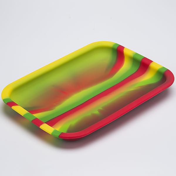 Silicon tray 200mm*150mm*20mm mixed color Silicone Jar Container Dish Wax Dab food grade silicone silicone dish tray