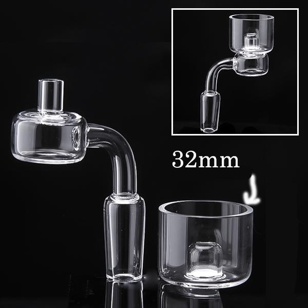 New quartz nail with 32mm replaceable bowl new style have male female joint with high quality at setsmoking