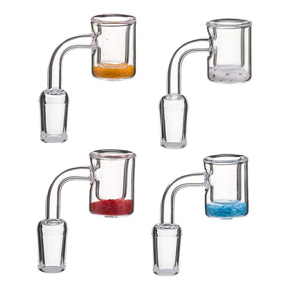 Quartz Thermochromic Bucket Banger Color Changing Quartz Thermochromic Banger Nails For Glass Bongs Water Pipes Dab Rigs