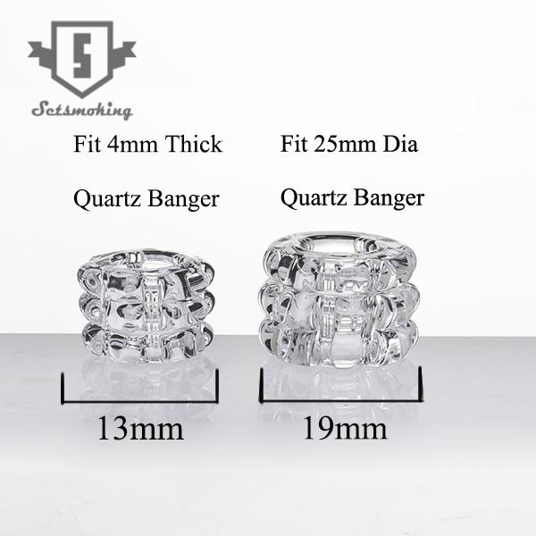 Quartz Diamond Knot Insert Removable Bowl Nail Insert fits for 4mm thick / 25mm bowl dia Quartz Banger Glass Bong Dab Oil Rigs