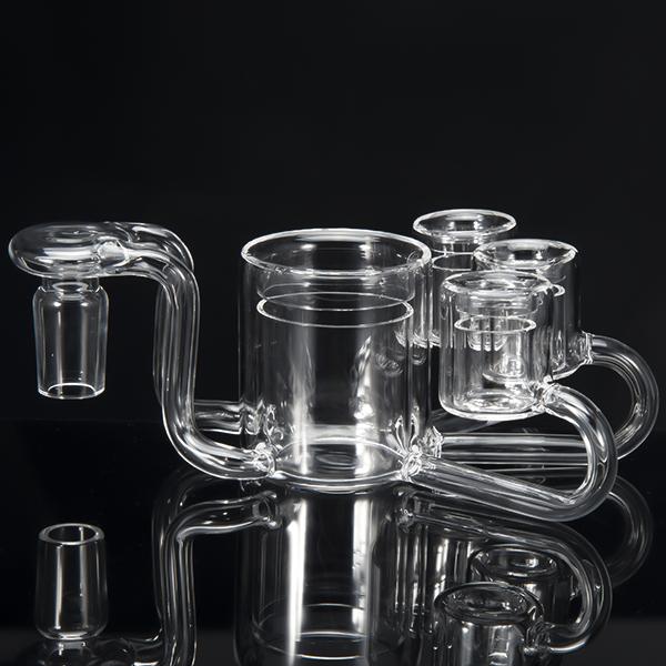 Giant Thermal Banger with 50mm main bowl and 3 small bowls + 4 Free suitable carb caps of 28mm male female joint