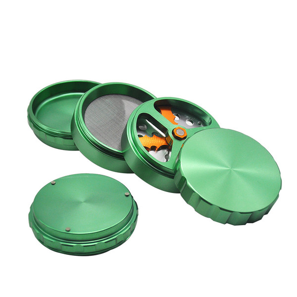 HOT SALE !!! Innovative Design Aluminum Smoking Herb Grinder 2.5