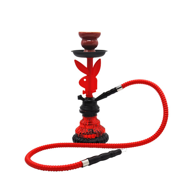 Hookah Set Handcrafted Glass Base High Grade Stem With Diffuser Premium Washable Silk Hose, 100% Clay Bowl, High Quality