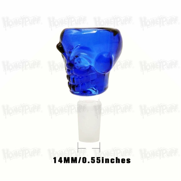 Wholesale 14mm Male Glass Bowls High Quality Color Smoking Glass Bowl Piece For Tobacco Glass Bongs Dab Rigs Dab Tool Nail Water Pipes