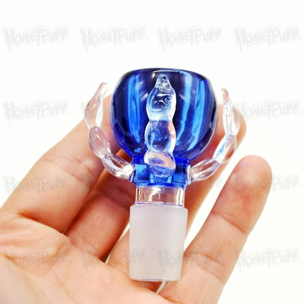 New Arrive Glass Bowls For Bongs With 14mm Male Glass Bowls Oil Rigs Dab Tool glass oil burner pipe water bongs