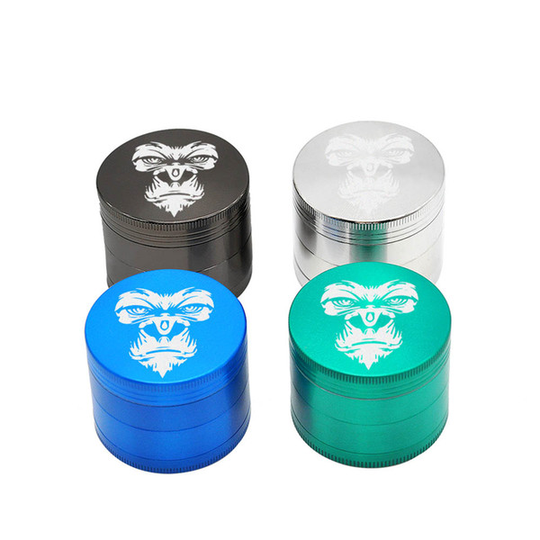 New Arrival Herb Grinder 4 Layers 50 MM Zinc Alloy With Sharp Diamond Teeth Tobacco Metal Herb Crusher Spice Mill Muller