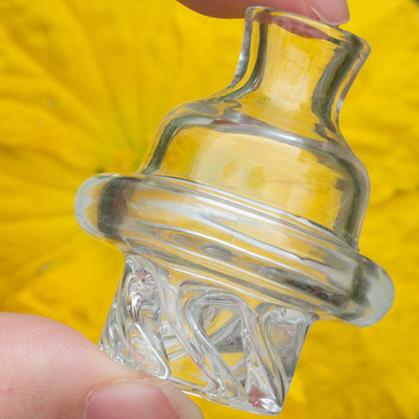 Glass Carb Cap for Quartz Banger Scientific Riptide Turbine Directional Carb Cap Beracky Cyclone Riptide Glass Spinning Carb Cap