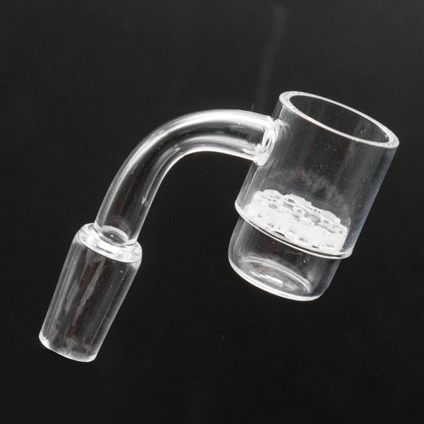 Quartz Banger Nail Clear Joint Cup On The Neck 14mm 18mm 10mm Male Female Domeless Quartz Bangers Nails Dab Rigs