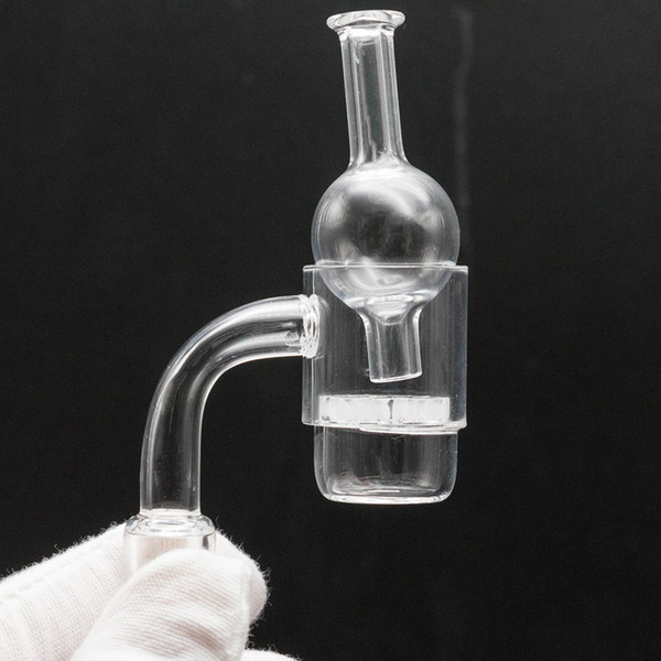 25mm XL Flat Top Quartz Banger Carb Cap thick Bottom Thermal Skillet Nail with Insert Drop Honey Bucket 10mm 14mm Glass Water Pipes