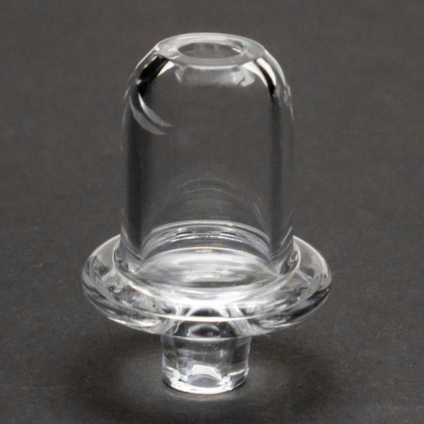 New 25mm Quartz Carb Cap Dabber UFO Style Thick Clear Puffco Peak Carb Caps For E-cigarette Vaper Water Smoking