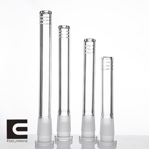 Glass Downstem 19MM TO 14MM diffuser/reducer glass down tube stem 2.5inch to 5.25inch with 6 cuts