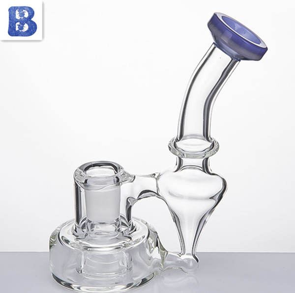 5.1 Inch Glass Water Pipe 14MM Female Dab Oill Rigs Conveient& Popular Water Pipe Banger Hanger