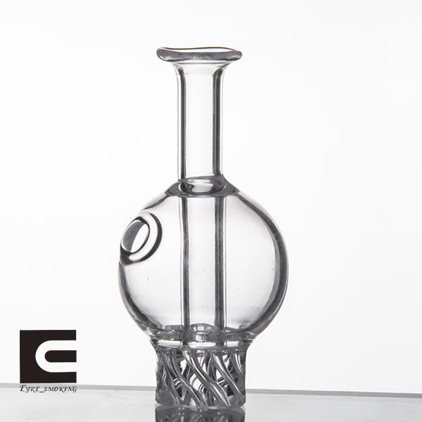 Cyclone Riptide Glass Carb Cap With 9 Holes on Bottom for 21.5/25mm Quartz Banger Glass Bongs Dab Oil Rigs