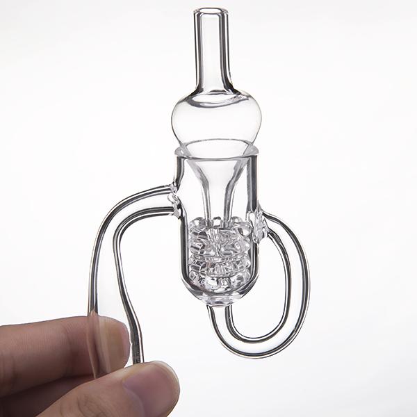 Set Quartz Diamond Loop Banger Nail Oil Knot Recycler Carb Cap Dabber Insert Bowl 10mm 14mm 19mm Male Female for Water Pipes