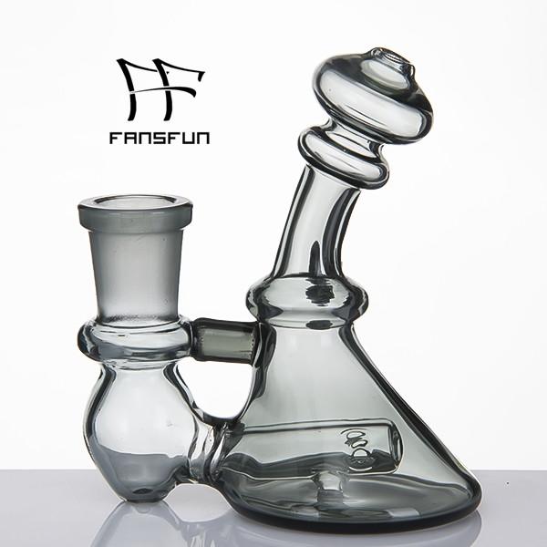 3.5 Inch Mini Glass Water Pipe Hookahs Glass bong 14mm Female Bubbler Dab Oill Rigs Percolator