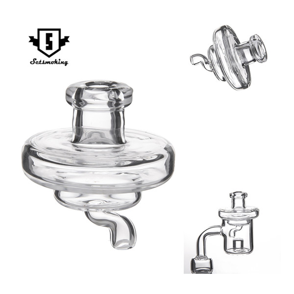 UFO Glass Carb Cap Hat style with hole dome for Quartz thermal banger Nails New arrival