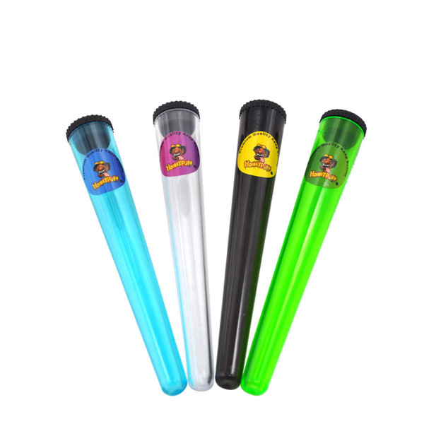 Premium Plastic King Size Tube Doob 115 MM Vial Waterproof Airtight Smell Proof Odor Cigarette Solid Smoking Storage Sealing Container