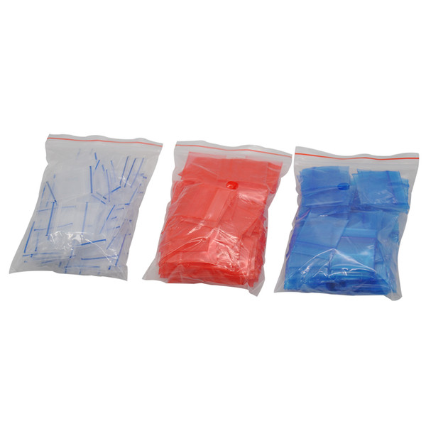 100pcs Plastic 25x25mm Resealable Cellophane Small Bag Packing Storage Seal Bags Jewelry Ziplock Zip Lock Poly Bags Color Random