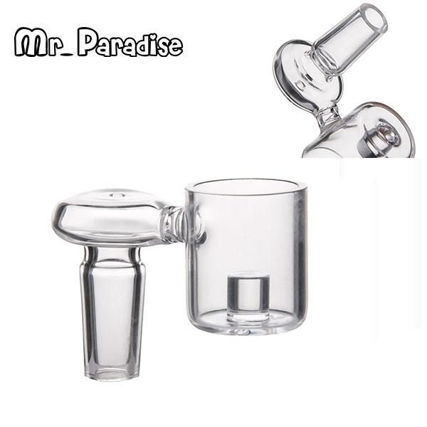 High Air Flow Reactor Core Quartz Banger Nail 90 Degree 2mm Thick with Polished Joint Male/Female Polished Joint for Glass Bong