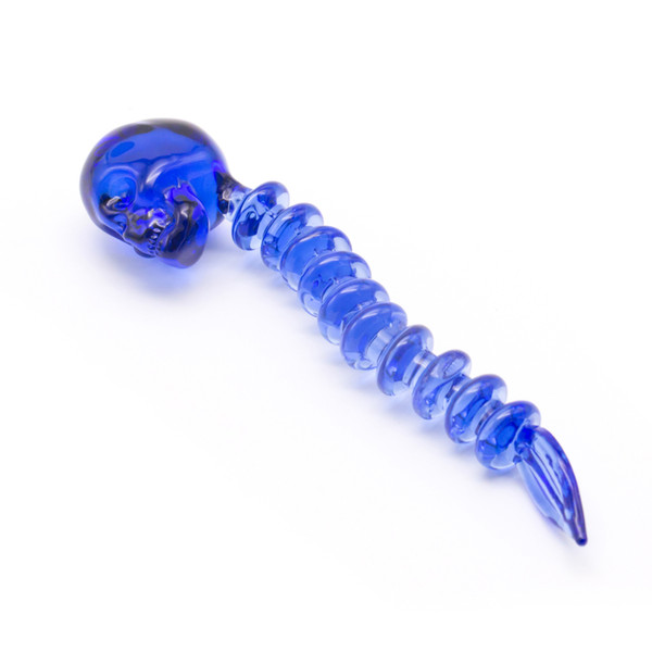 Wax glass oil rigs glass carb cap dabber skull and crossbones style dabber for glass nail quartz banger oil herb vaporizer dab tools