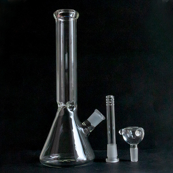 glass water pipe thick Beaker Bong 10.5 inches with elephant Joint Super Heavy glass pipe oil rig with smoking accessories