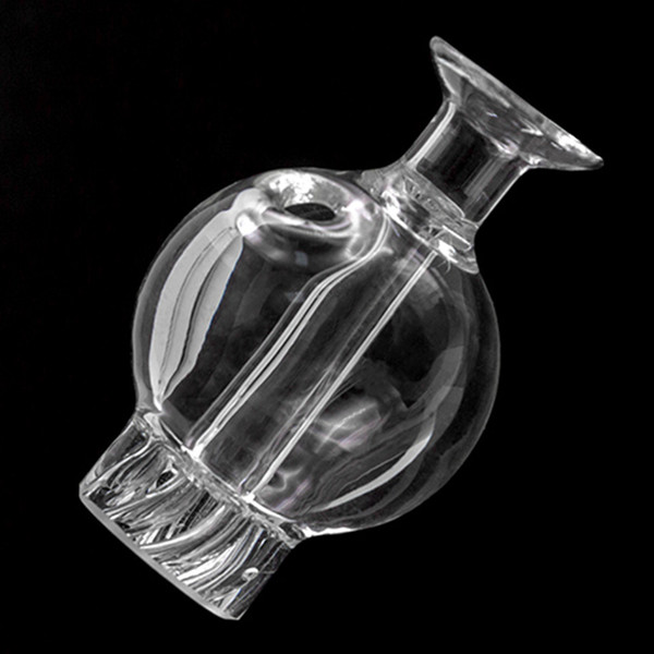 Newest Spin Glass Carb Cap beveled edge Cyclone Riptide Carb Cap for 25mm Quartz Banger domeless Nails dab rig Glass Water Pipe