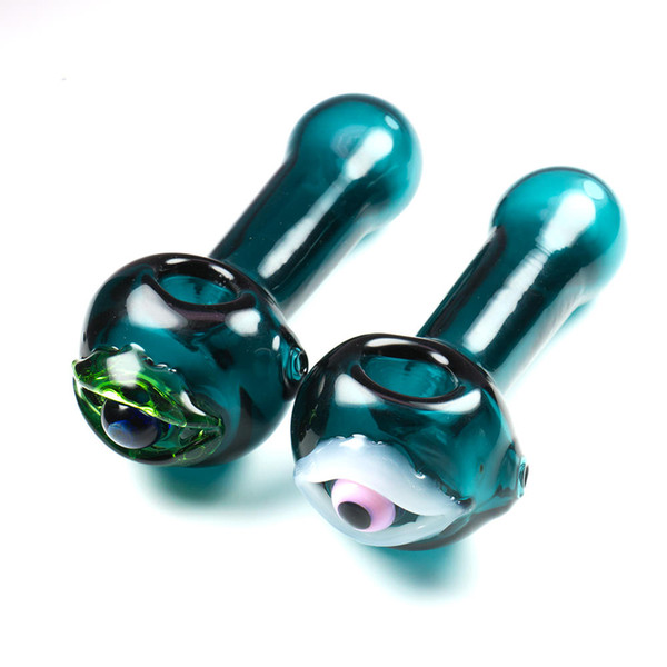 Hot sale Glass Spoon Pipes for smoking hand pipe smoking Pipe Glass bubblers Water Pipes Bubblers For dry herb Smoking