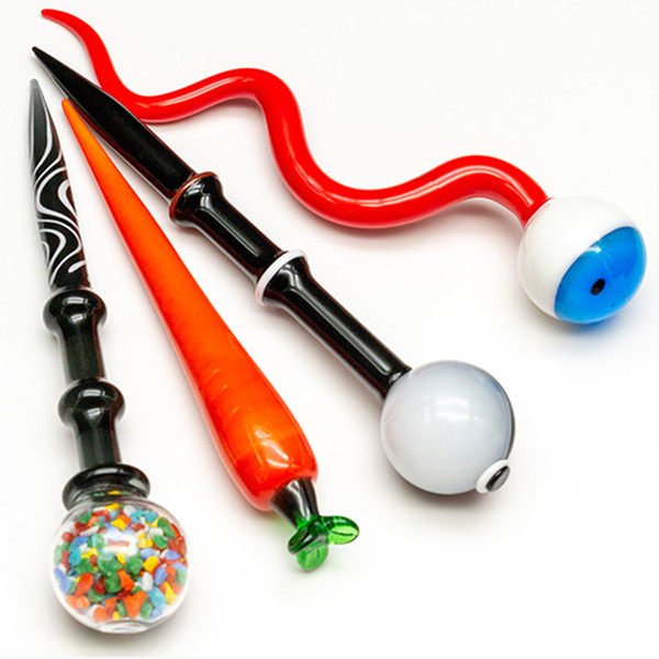 4.9inch Wax Dabber Tool Carb Cap and Wax oil rigs Dab Stick Carving tool for E Nails Dab Nail and Quartz Nails