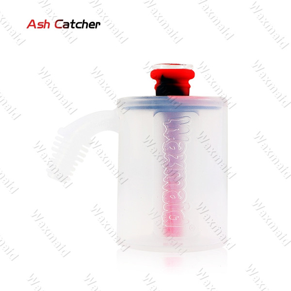 Ash Catcher Silicone Smoking Accessories 6 colors For choose Fit for 14 to 18 mm Slide silicone bong DHL Free Shipping