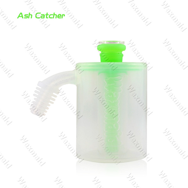 Ash Catcher Glass Bong Accessories 6 colors Fit for 14 to 18 mm Slide silicone bong gilf box DHL Free Shipping