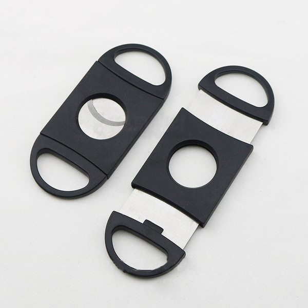 Wholesale Cigar Smoking Accessories Double Finger Stretch Type Mini Pocket Cigar Cutter Knife Scissors Tobacco Cigar Accessories BD29