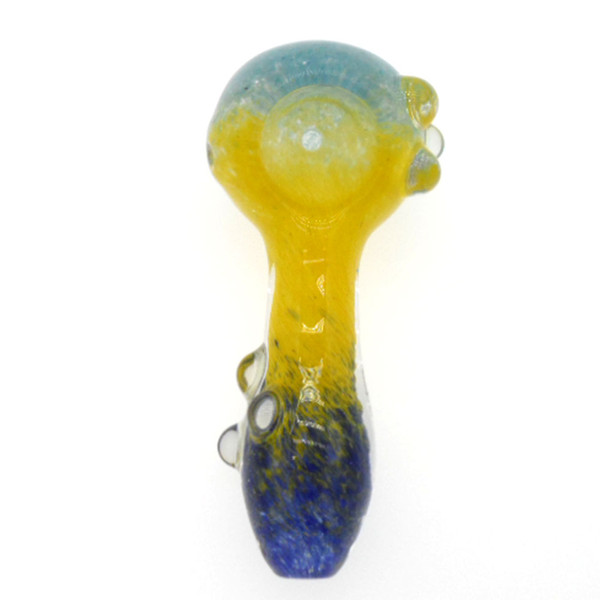 Smoking Glass Pipe Heady tobacco Hand Pipes pyrex colorful spoon Smoking Accessories for Cute Christmas gift Free Shipping