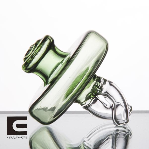 Dual Directional Airflow Glass Carb Cap with Hollow Inner Tubes for 25mm Quartz Banger Glass Bongs Dab Oil Rigs