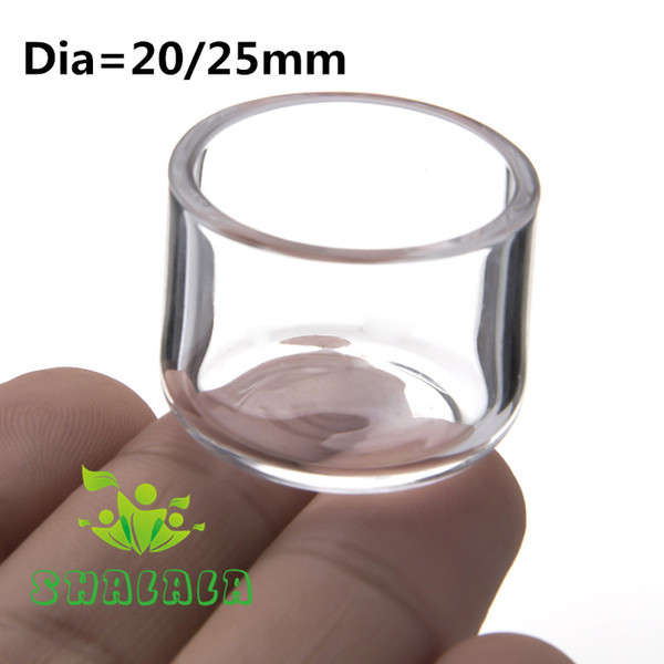 Quartz Insert Bowl OD 20mm 25mm For Thermal Banger Polished Replaceable Quartz Oil Dish Pls Choose One Size Dab Rig 625