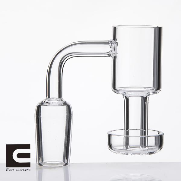 Terp vacuum quartz banger 6 sizes CLEAR joint Quartz Banger Nail dab rigs Domeless Nails for water pipe