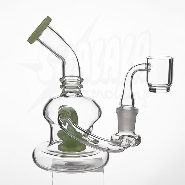 New arrival glass banger hanger Water Pipe 5.7 Inch glass bong,oil rigs convenient&popular to use with14mm female joint 5color good quality