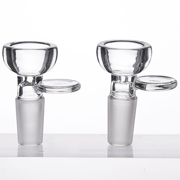 14mm male glass bowl for Silicon water pipes glass water pipes Glass bongs Clear joint Retail