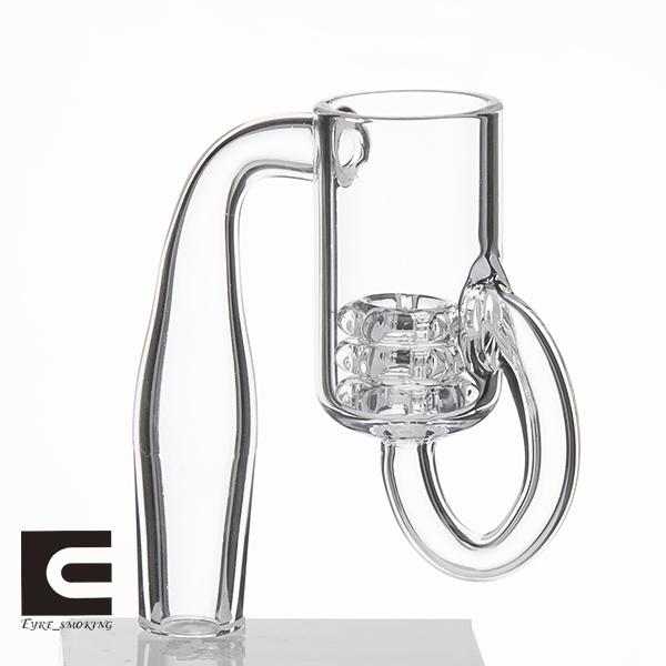 DHL New diamond knot loop quartz banger with removable diamond knot Clear Joint Quartz Banger Nail oil rigs