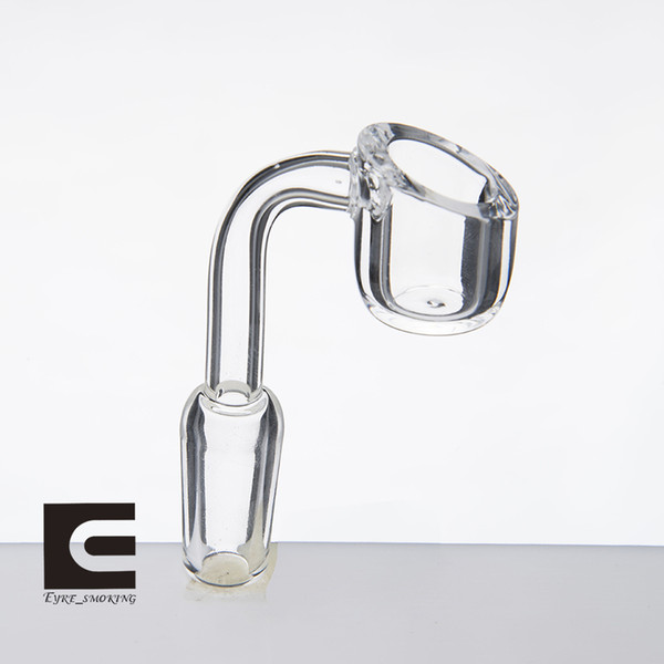 4mm Quartz Banger Nail with CLEAR JOINT 10mm 14mm 19mm male/female CLEAR joint flat bowl