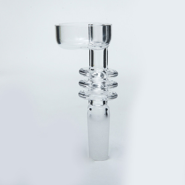 Wry neck domeless quartz nail with 10/14/19mm male female joint Setsmoking 2017 top quality