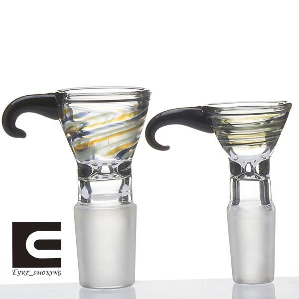 Wholesale Glass Bowl Glass Herb Holder With 14mm And 18mm Male Joint For Glass Bongs Water Pipes